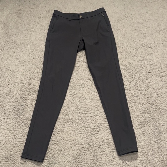 Lululemon commission pants Slim-Fit Trouser size 28 color Obsidian - Picture 2 of 10